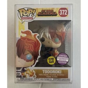 Funko Animation My Hero Todoroki #372 Glow in The Dark W/Pop Protector!